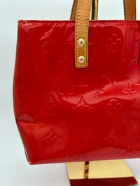 Image 4 of Louis Vuitton Reade PM Red Vernis Leather Handbag