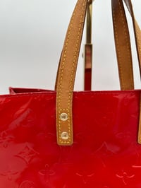 Image 2 of Louis Vuitton Reade PM Red Vernis Leather Handbag