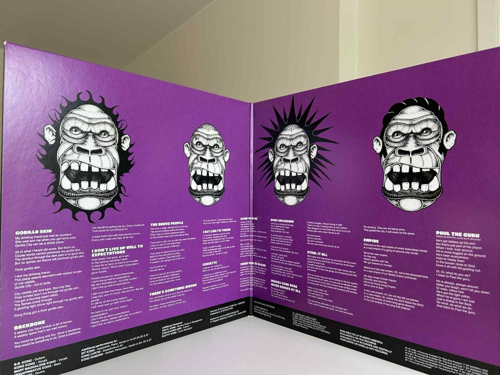 Kong Kong - Gorilla Anthems 12" Gatefold (European Version)