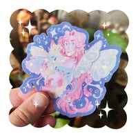 Image 1 of Pink Hair Fairy - Sticker