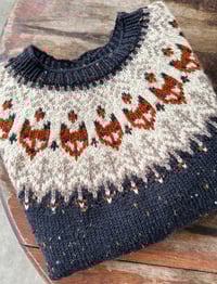 Image 2 of “Into the wild” - Tweed wool sweater - Anthracite - Preorder