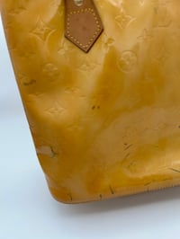 Image 3 of Louis Vuitton Reade MM Yellow Patent Leather