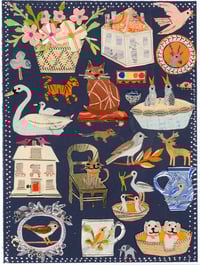 Image 1 of The Pie And  The Stork........... original artwork