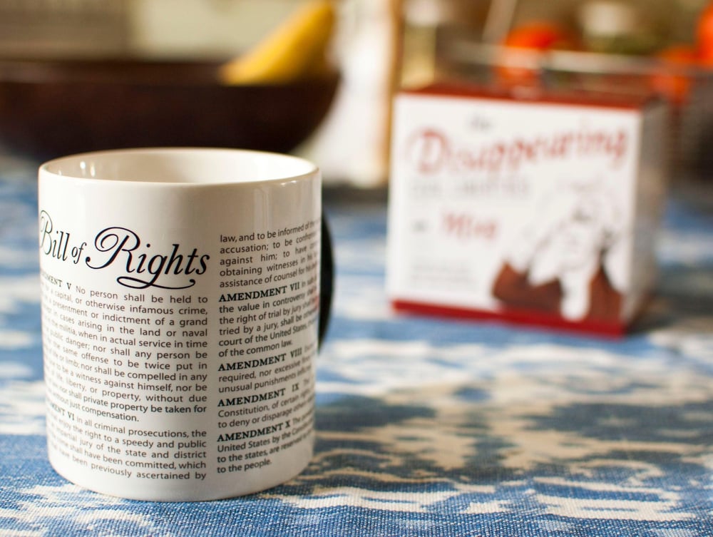 Image of Disappearing Civil Liberties Mug