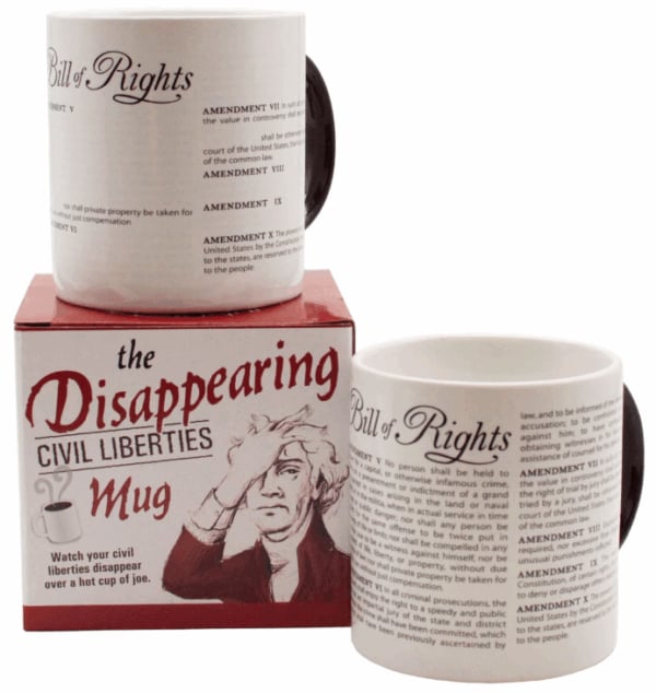 Image of Disappearing Civil Liberties Mug