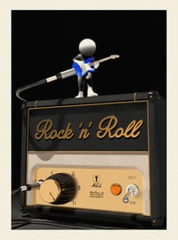 Image 1 of Rock 'n' Roll (Blue) (Artists Proof) 1/1