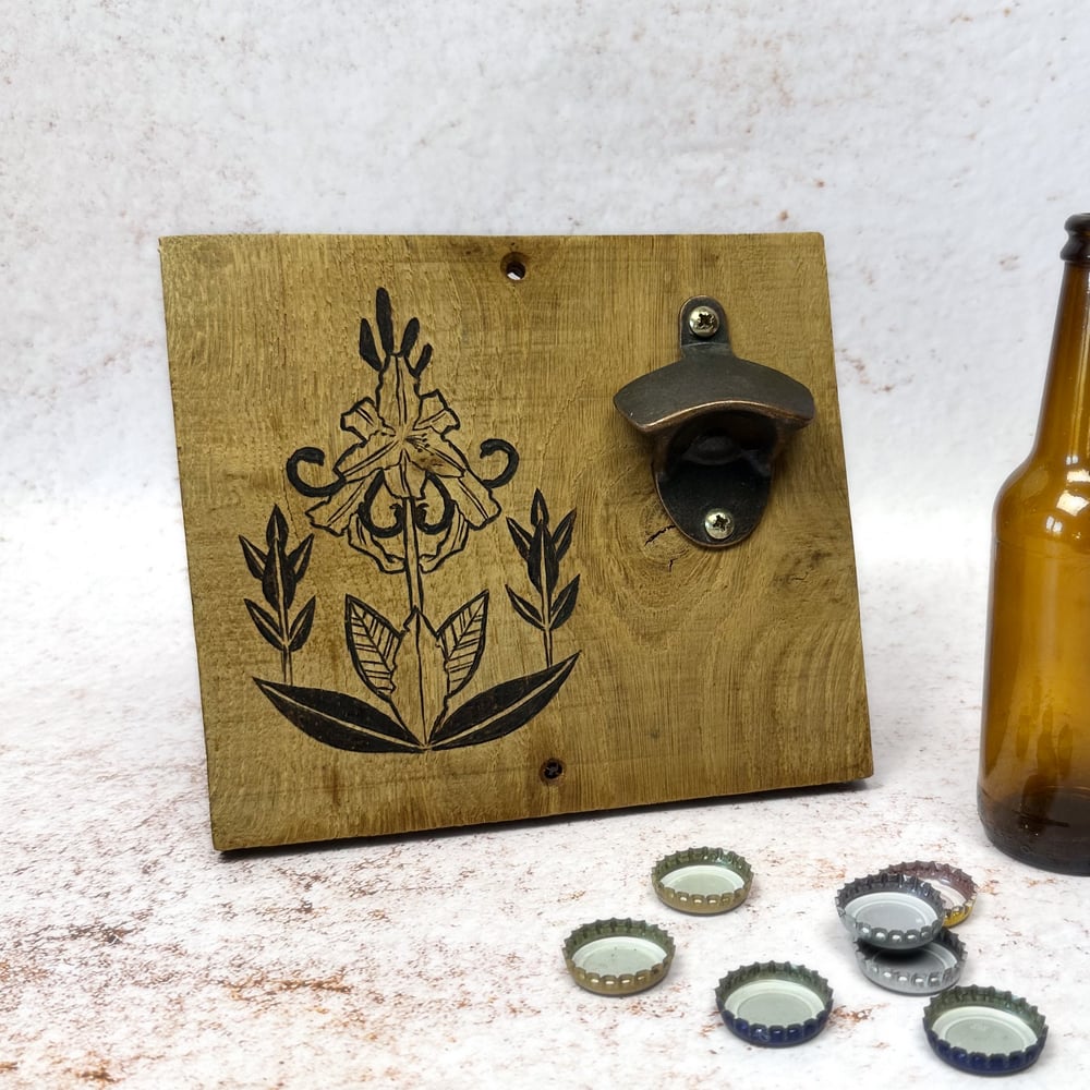 Image of Décapsuleur Fleurs Art Nouveau