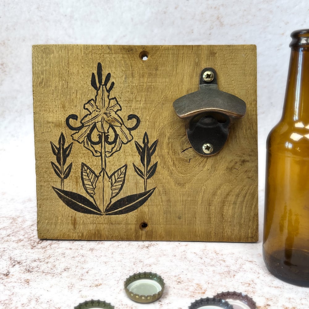 Image of Décapsuleur Fleurs Art Nouveau