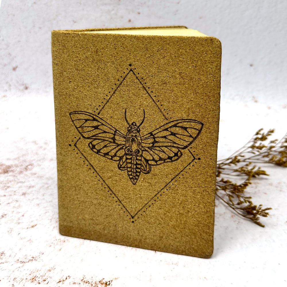 Image of Carnet Ligné en Liège Papillon de Nuit