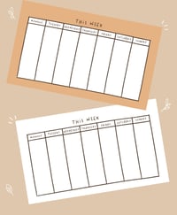 Tulostettava viikkokalenteri