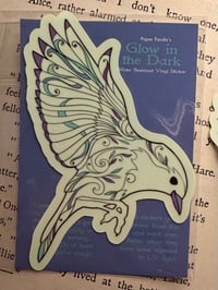 Image 2 of  Bird 1 Glow in the Dark XL Vinyl Sticker