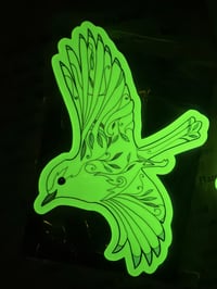 Image 1 of Bird 2 Glow in the Dark XL Vinyl Sticker