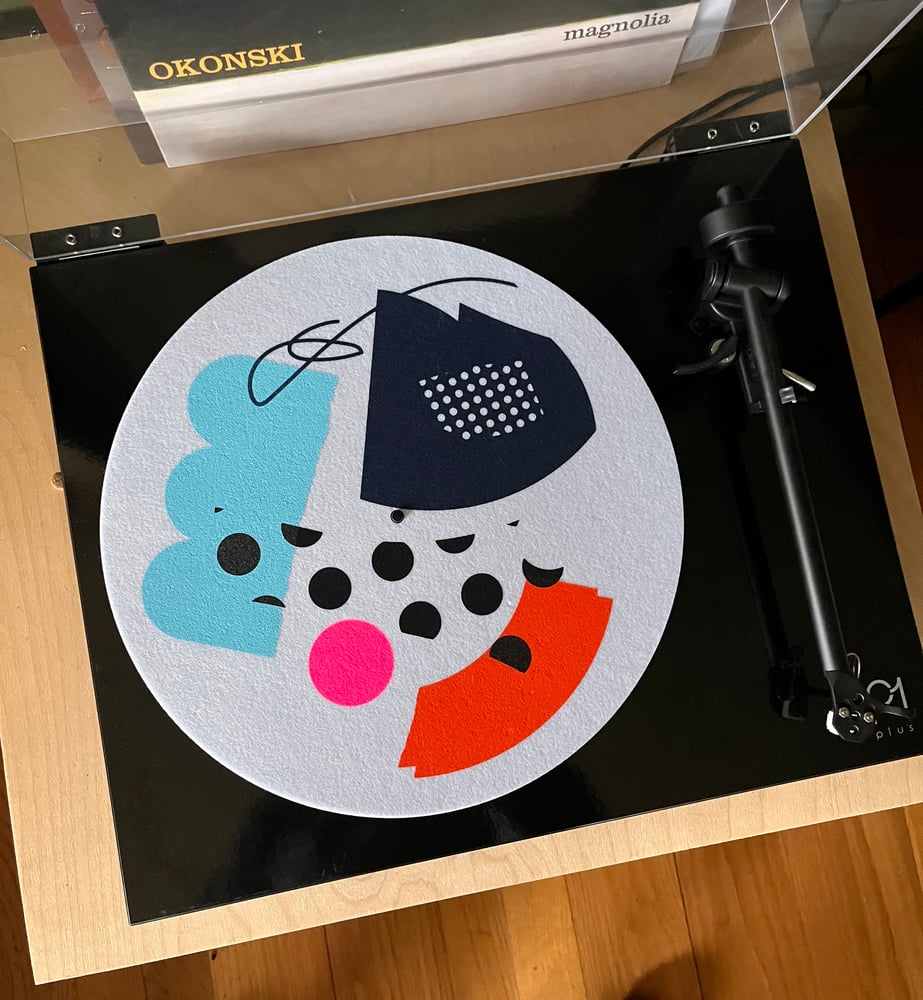 Image of Hand printed slipmat