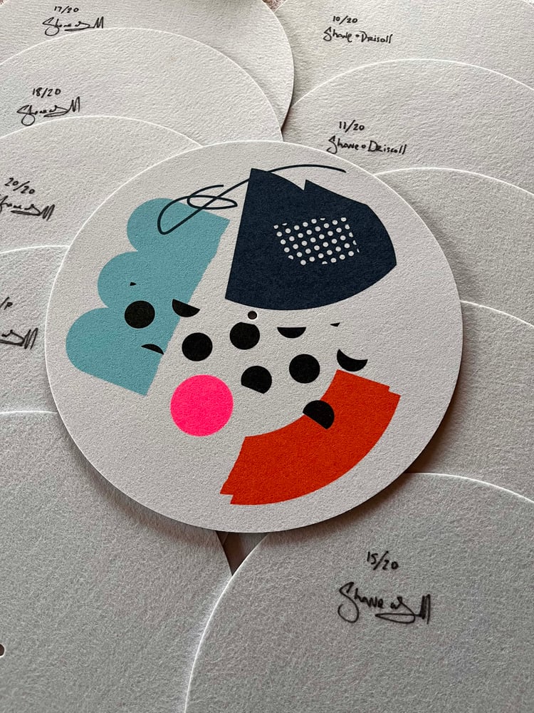 Image of Hand printed slipmat