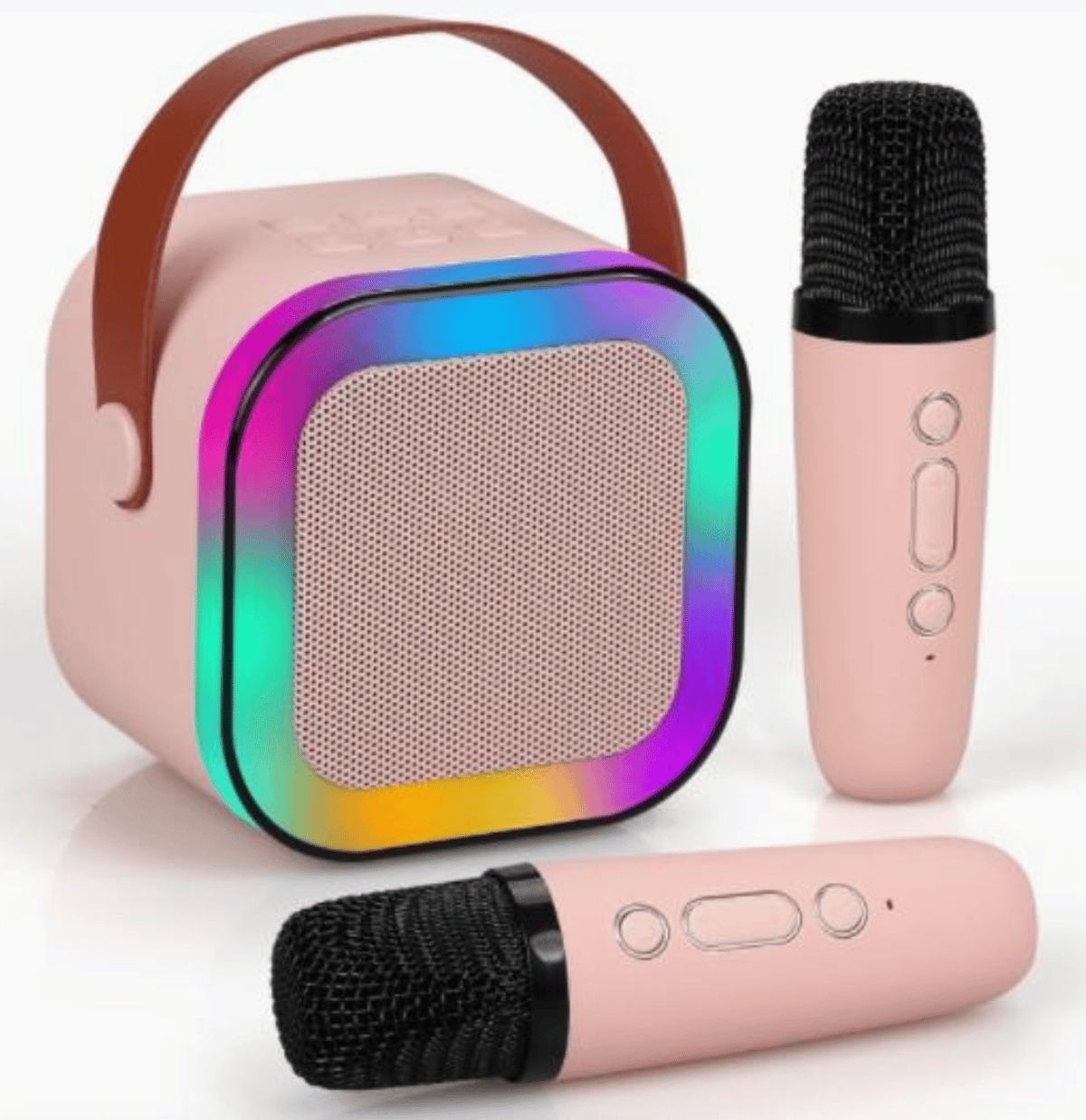 Image of Karaoke Rainbow LED Set for Two! (Beige or Pink)