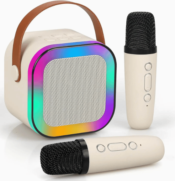 Image of Karaoke Rainbow LED Set for Two! (Beige or Pink)