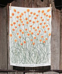 Billy Buttons 100% Linen Tea Towel