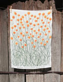 Billy Buttons 100% Linen Tea Towel