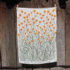 Billy Buttons 100% Linen Tea Towel