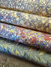 Image 1 of Marbled Paper Assorted Listing - Sheets 109-112 (to purchase individually)