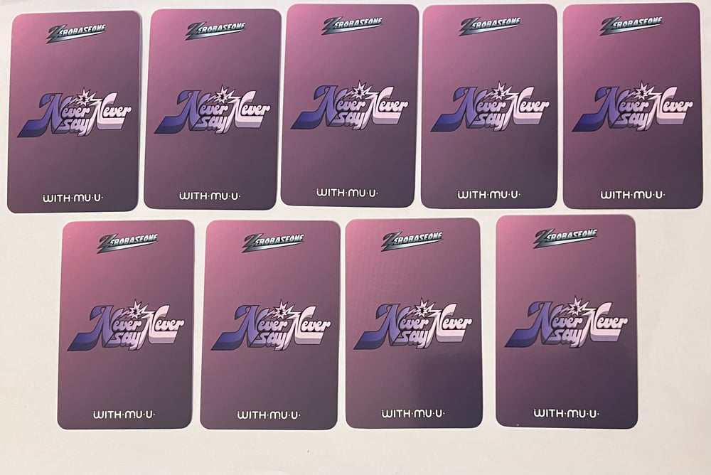 Image of ZEROBASEONE ‘NEVER SAY NEVER’ WithMuu Jebitopia (Zootopia) Photocard POBs