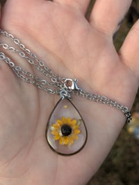 Image 1 of Sunny Faith Teardrop Necklace