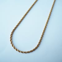 Image 6 of *NEW* Rope Chain Necklace in gold - 18k gold plate tarnish proof