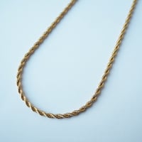 Image 5 of *NEW* Rope Chain Necklace in gold - 18k gold plate tarnish proof