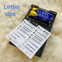 Letter size PO-33 KO cheatsheet DIY printable sticker