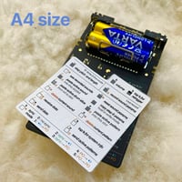 A4 PO-33 KO cheatsheet DIY printable sticker