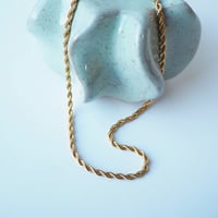 Image 1 of *NEW* Rope Chain Necklace in gold - 18k gold plate tarnish proof