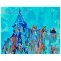 Image 1 of Afton Street Tenements After A Summer Rainfall - Acrylic On Canvas 