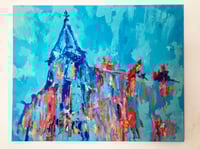 Image 3 of Afton Street Tenements After A Summer Rainfall - Acrylic On Canvas 