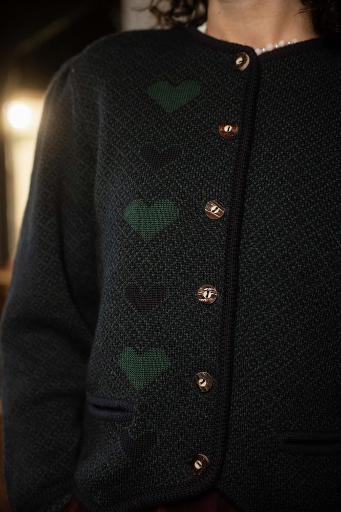 Image of Cardigan tirolese Cuori