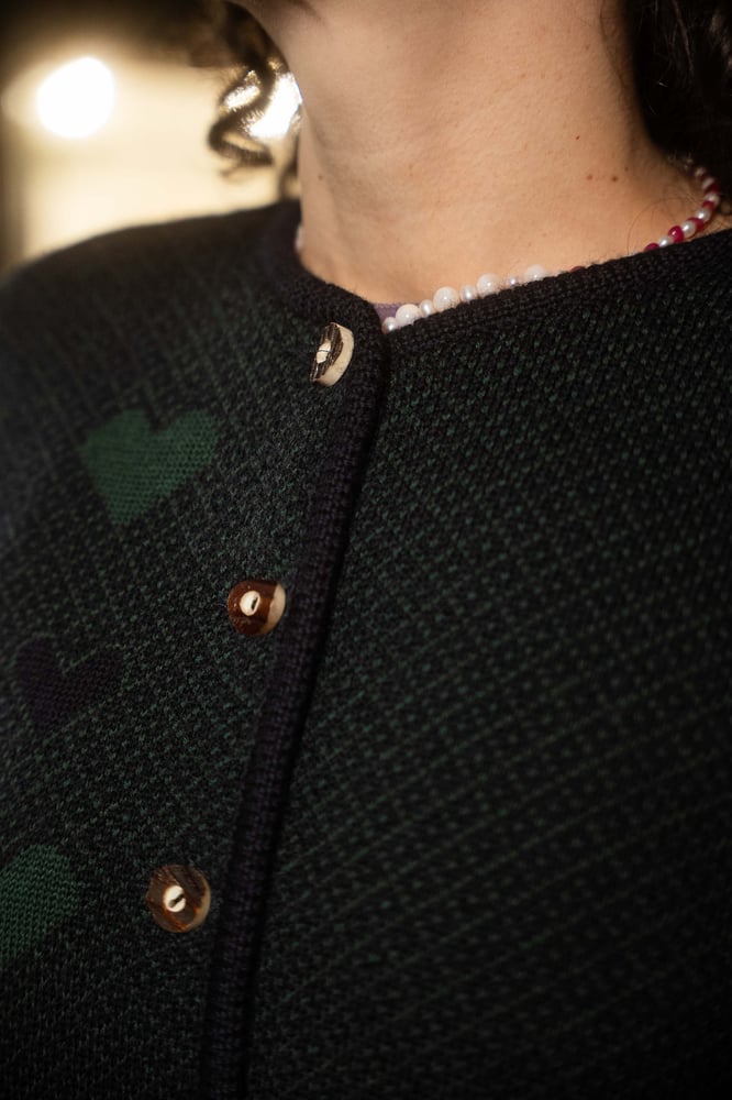 Image of Cardigan tirolese Cuori