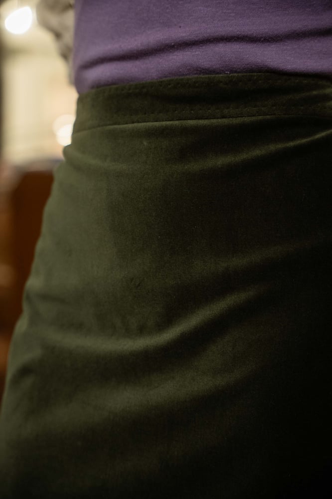 Image of Gonna Velluto Max Mara verdone