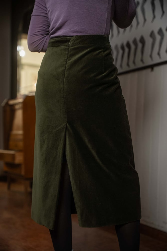 Image of Gonna Velluto Max Mara verdone