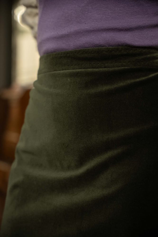 Image of Gonna Velluto Max Mara verdone