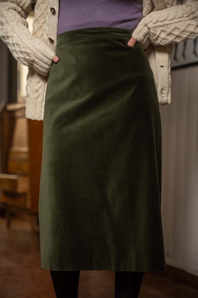 Image of Gonna Velluto Max Mara verdone