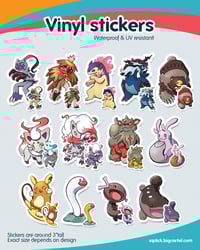 Stickers | Regional mons