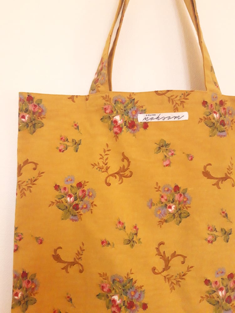 Image of Totebag Fleurs anciennes