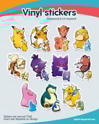 Stickers | Kanto mons