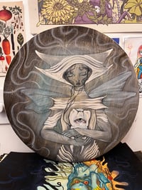 Image 1 of Tooth fairy original on wood 