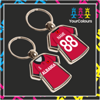 Image 1 of ALBANIA HOME SHIRT KEYRING 2024