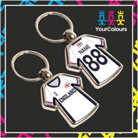 Image 1 of ENGLAND HOME SHIRT KEYRING 2024