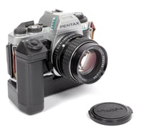 Image 3 of Pentax Super Program 35mm SLR Film Camera with 50mm F1.4 SMC lens + power drive