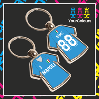 Image 1 of NAPOLI RETRO HOME SHIRT KEYRING
