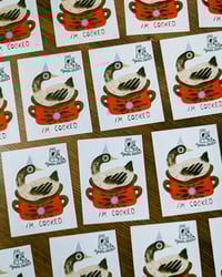 Image 3 of I'm Cooked Vinyl Sticker