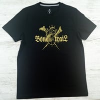 Image 1 of Bone Trail Logo  - Black t-shirt  - Bone Trail Apparel