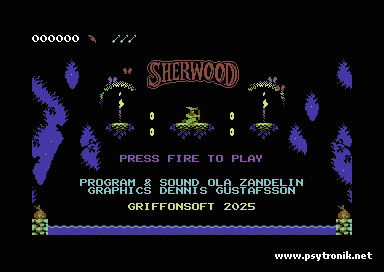 Image of Sherwood (Psytronik Collection C64 Tape) PRE-ORDER